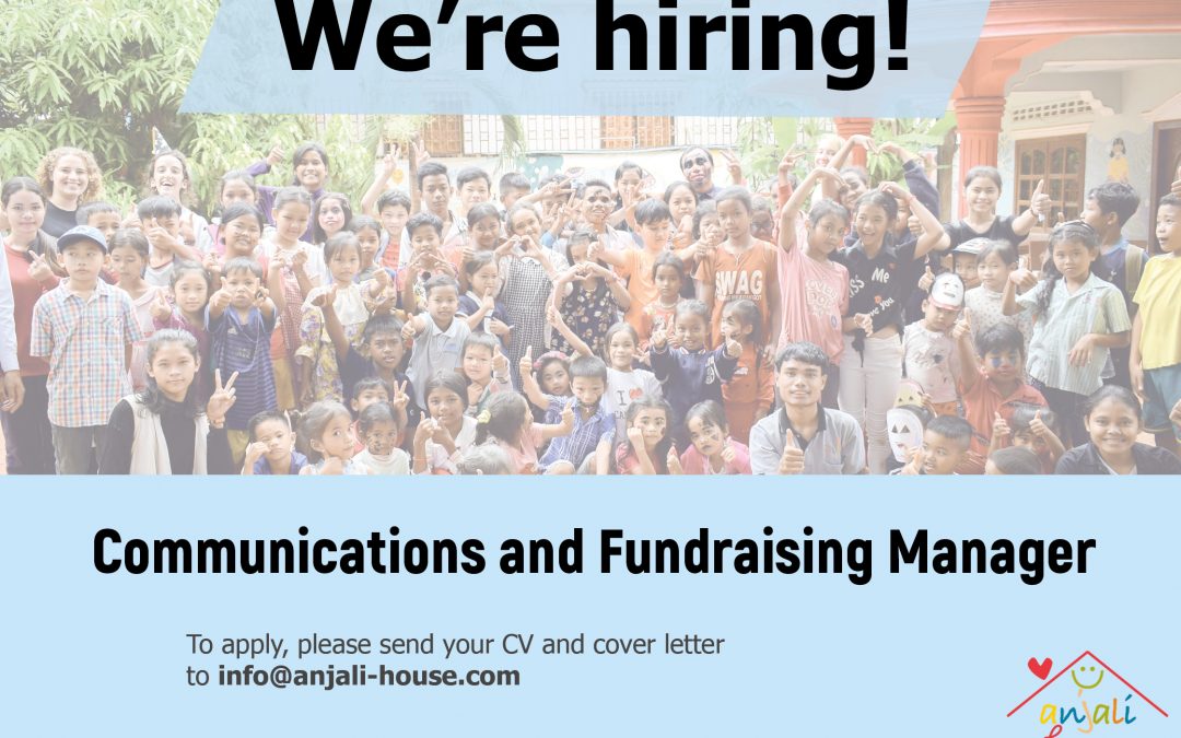 Communications and Fundraising Manager: Call for Applications